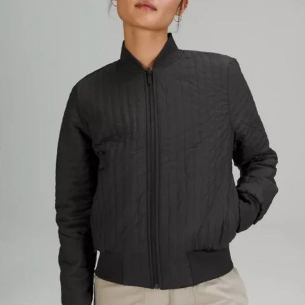 LULULEMON Black Bomber jacket